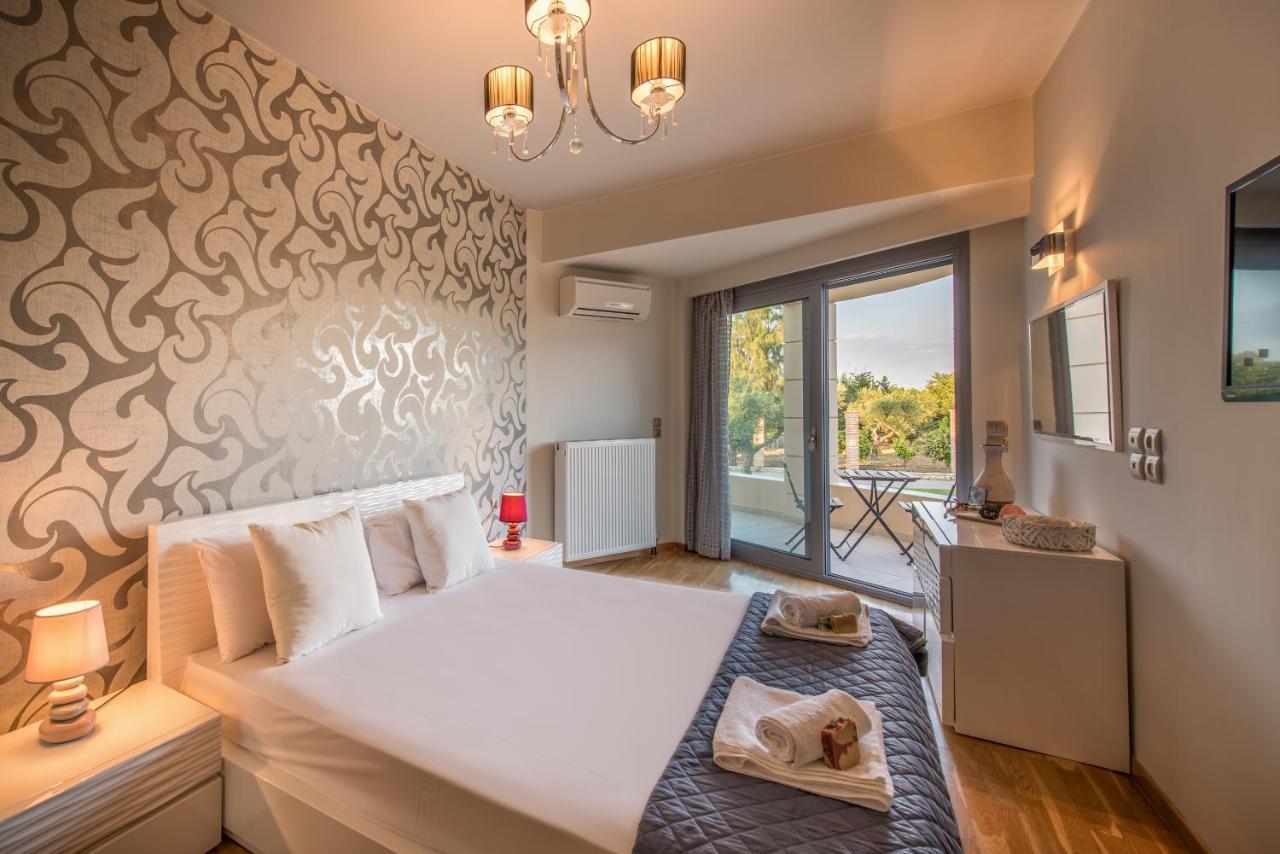 Astarte Villas - Istar Villa With Tennis Court Μαχαιράδο Εξωτερικό φωτογραφία
