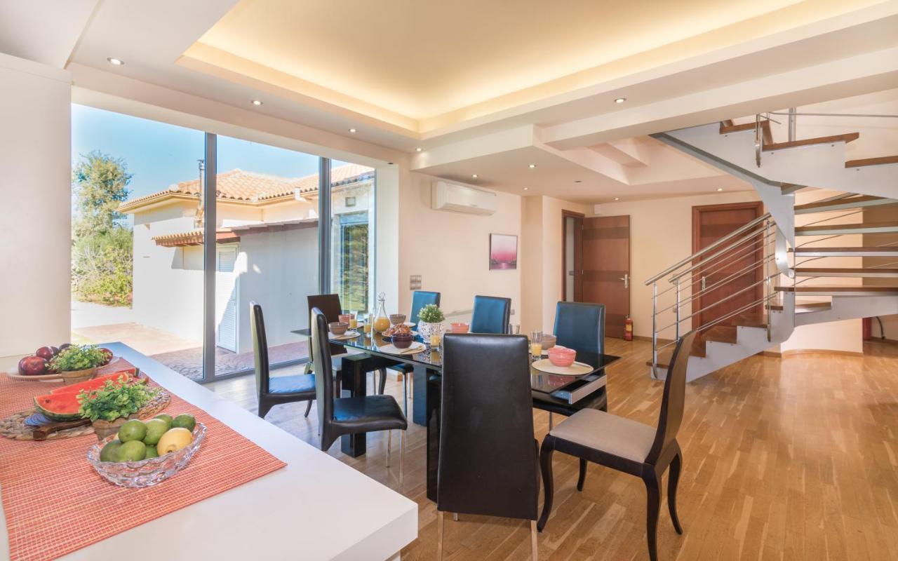 Astarte Villas - Istar Villa With Tennis Court Μαχαιράδο Εξωτερικό φωτογραφία